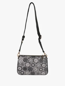 Gattinoni Tracolla donna multitasche con stampe - nero
