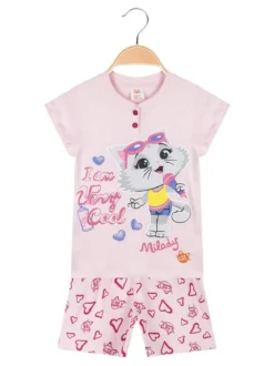 44 Gatti Pigiama corto bambina in cotone