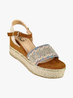 Gavi Sandali donna colorati con borchie e zeppa platform