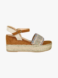 Gavi Sandali donna colorati con borchie e zeppa platform