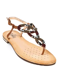 Gavi Sandali donna infradito con perline