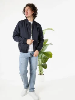 Geox AVOLA giacca bomber da uomo con zip - blu scuro
