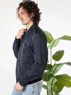 Geox AVOLA giacca bomber da uomo con zip - blu scuro