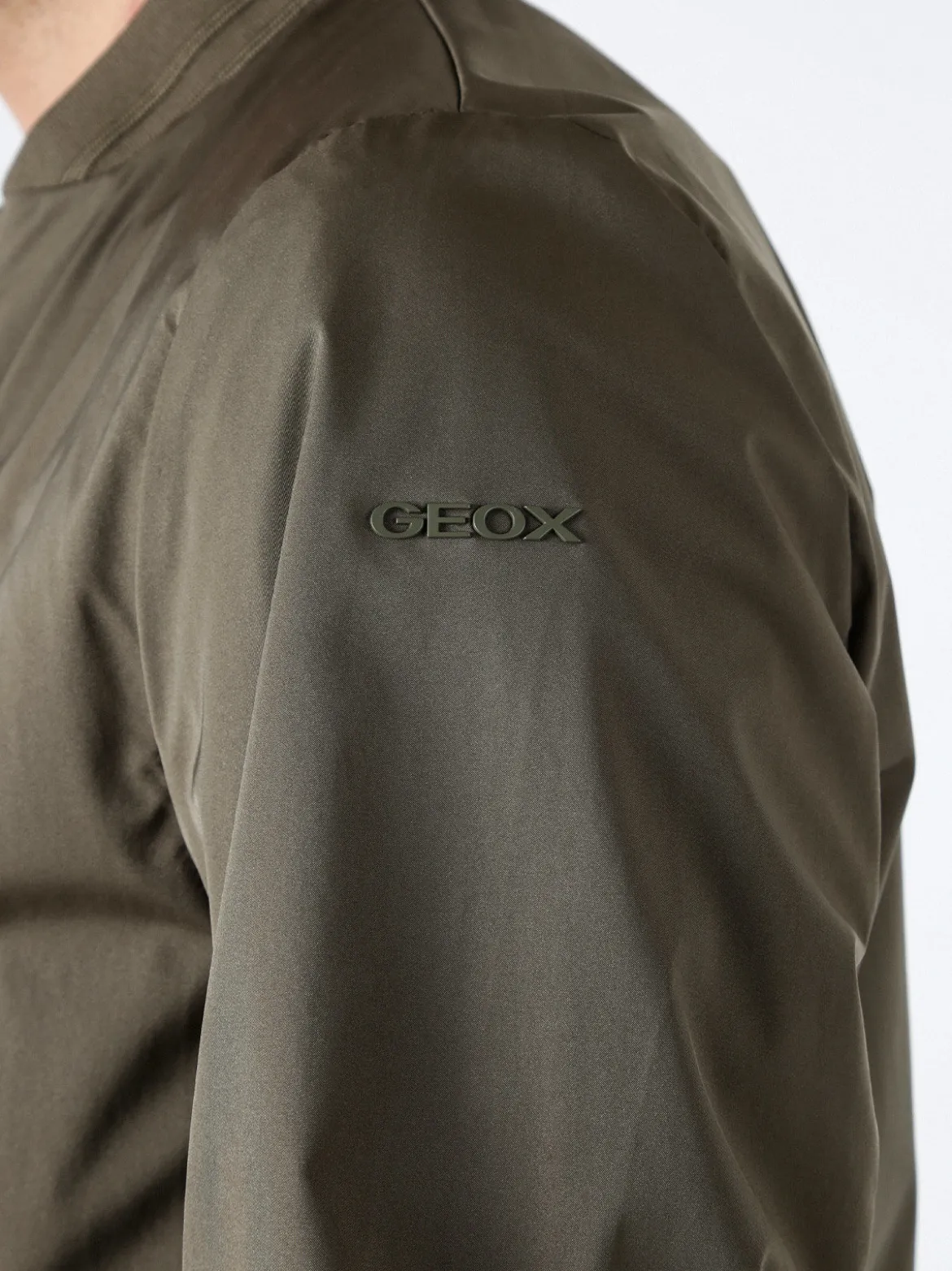 Geox AVOLA giacca bomber da uomo con zip - militare