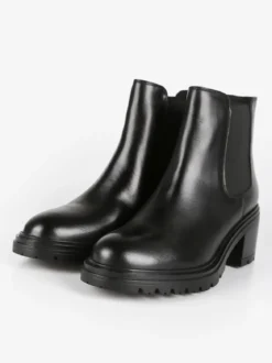 Geox D DAMIANA E Stivaletti chelsea in pelle con tacco