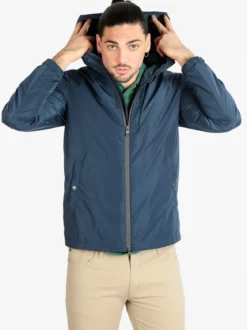 Geox F5241 Giacca leggera da uomo con cappuccio