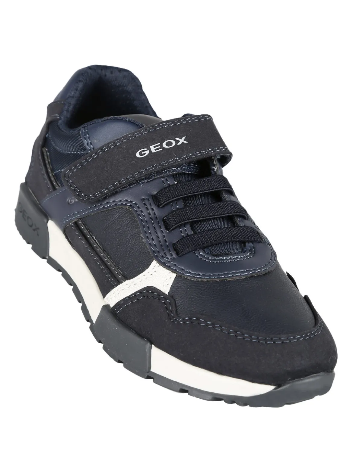 Geox J ALFIER B.A Sneakers da bambino con strappo