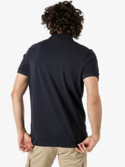 Geox Polo da uomo in cotone a maniche corte - blu scuro