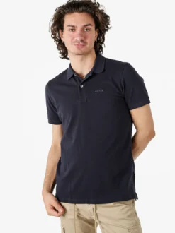 Geox Polo da uomo in cotone a maniche corte - blu scuro