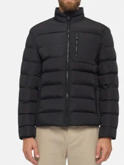 Geox SNAKE Giubbotto imbottito da uomo con zip - nero