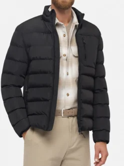 Geox SNAKE Giubbotto imbottito da uomo con zip - nero