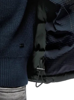 Geox SPHERICA Giubbotto imbottito da uomo con cappuccio e zip - militare