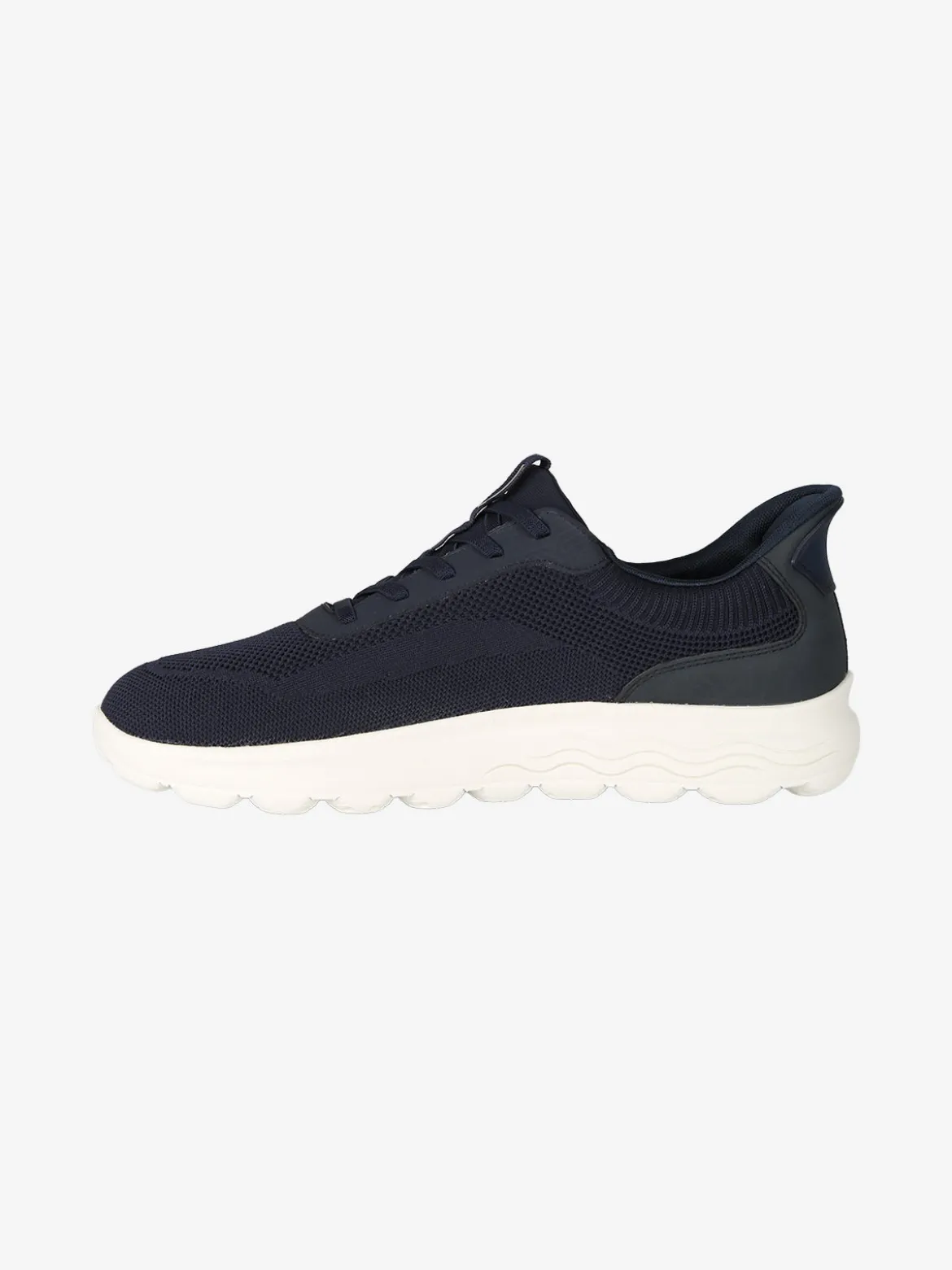 Geox SPHERICA PLUS Sneakers uomo con lacci elastici - blu scuro