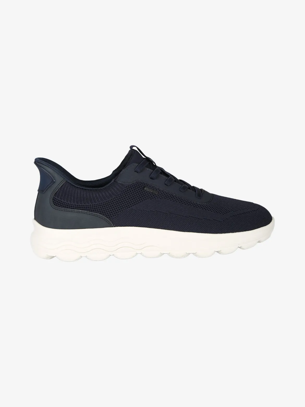 Geox SPHERICA PLUS Sneakers uomo con lacci elastici - blu scuro