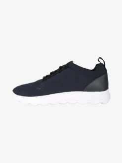 Geox SPHERICA Sneakers uomo stringate in maglia - blu scuro