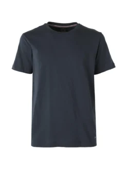 Geox T-shirt girocollo da uomo in cotone - blu scuro