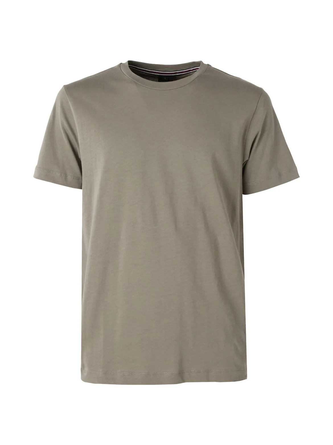 Geox T-shirt girocollo da uomo in cotone - fango