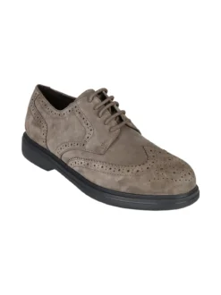 Geox U OTTAVIO A Francesine da uomo in pelle - grigio scuro