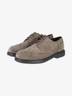 Geox U OTTAVIO A Francesine da uomo in pelle - grigio scuro