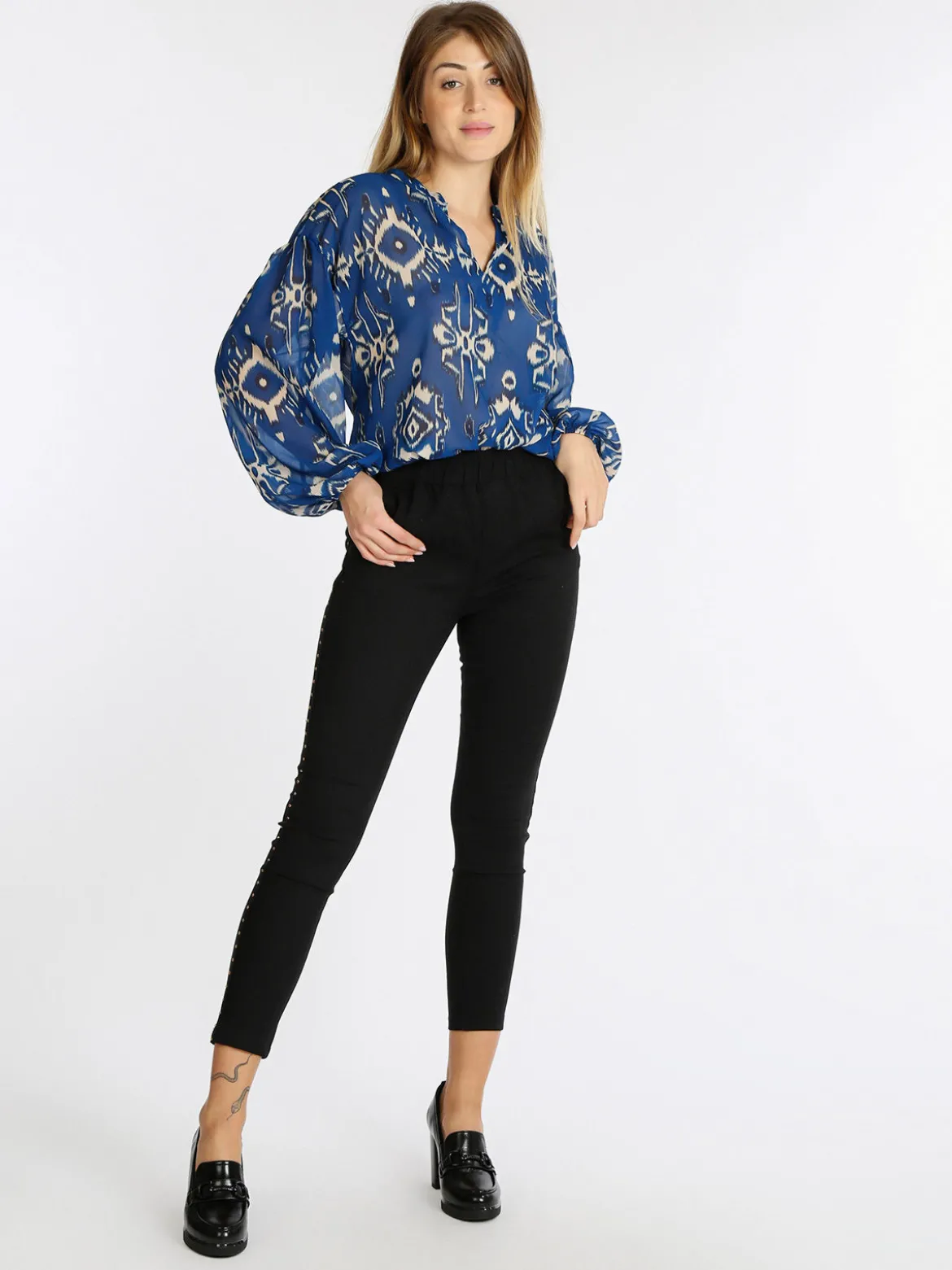 Ghisleri Blusa da donna con maniche ampie