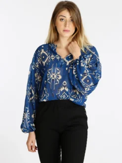 Ghisleri Blusa da donna con maniche ampie