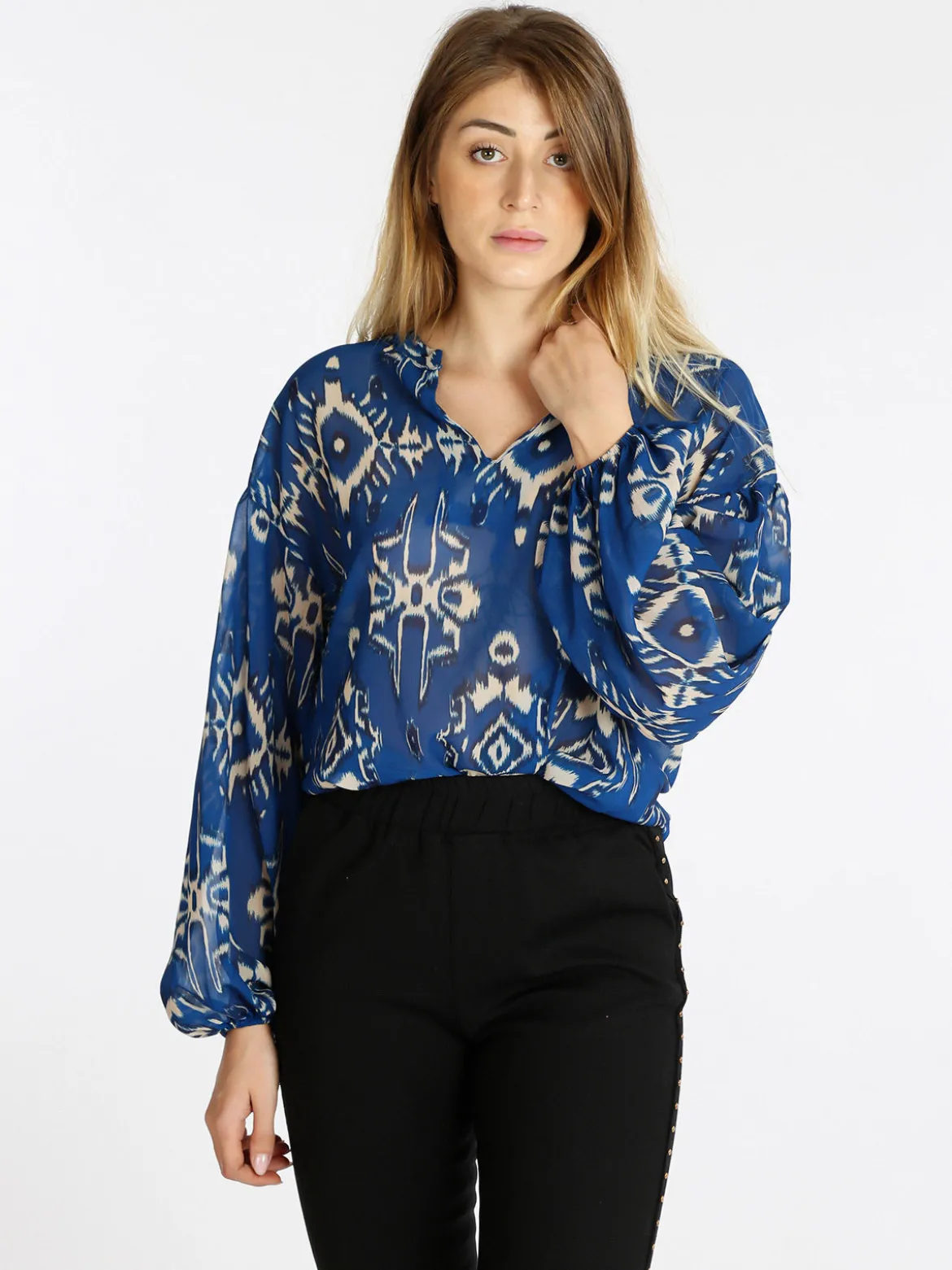 Ghisleri Blusa da donna con maniche ampie