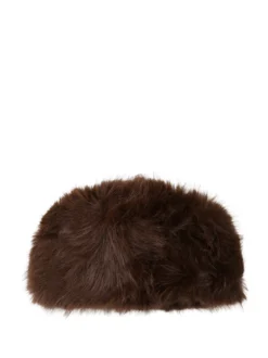 Gian Marco Venturi Cappello donna in ecopelliccia con interno in pile - marrone