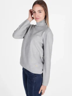 Gian Marco Venturi Maglia dolcevita da donna con micropaillettes luccicanti