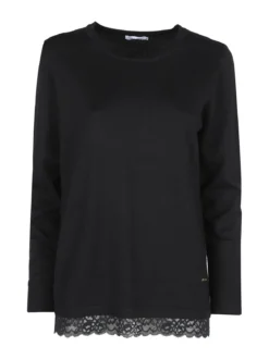 Gian Marco Venturi Maglia donna con bordo finale in pizzo