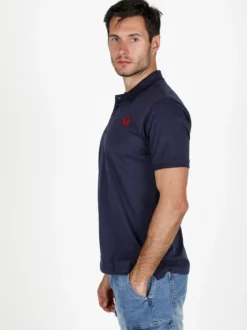 Gian Marco Venturi Polo da uomo in cotone a maniche corte