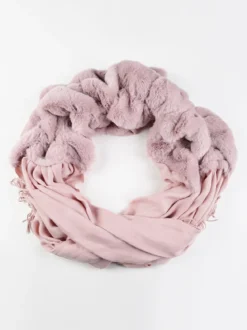 Gian Marco Venturi Sciarpa donna in ecopelliccia con frange