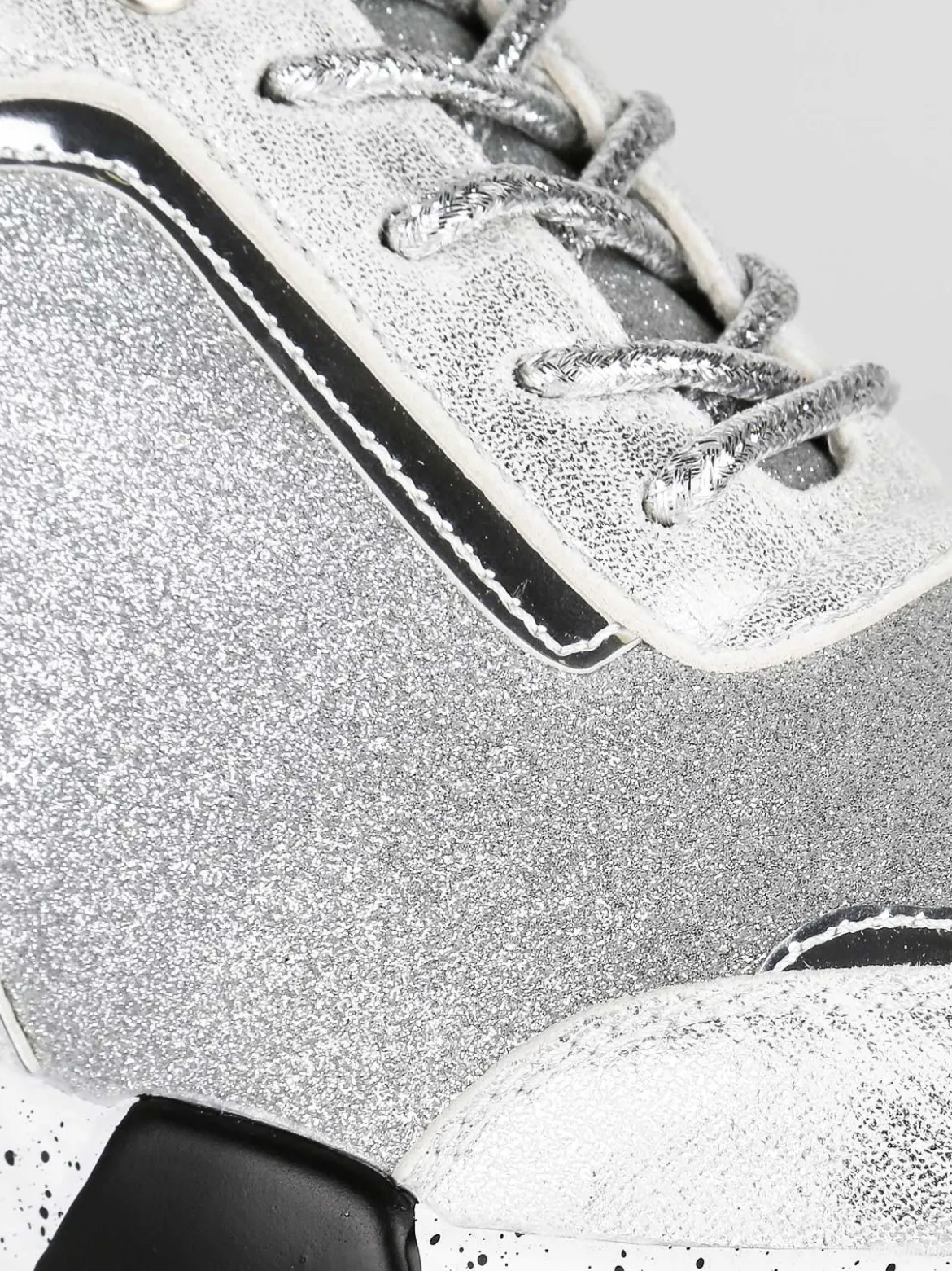 Gian Marco Venturi Sneakers glitter con zeppa