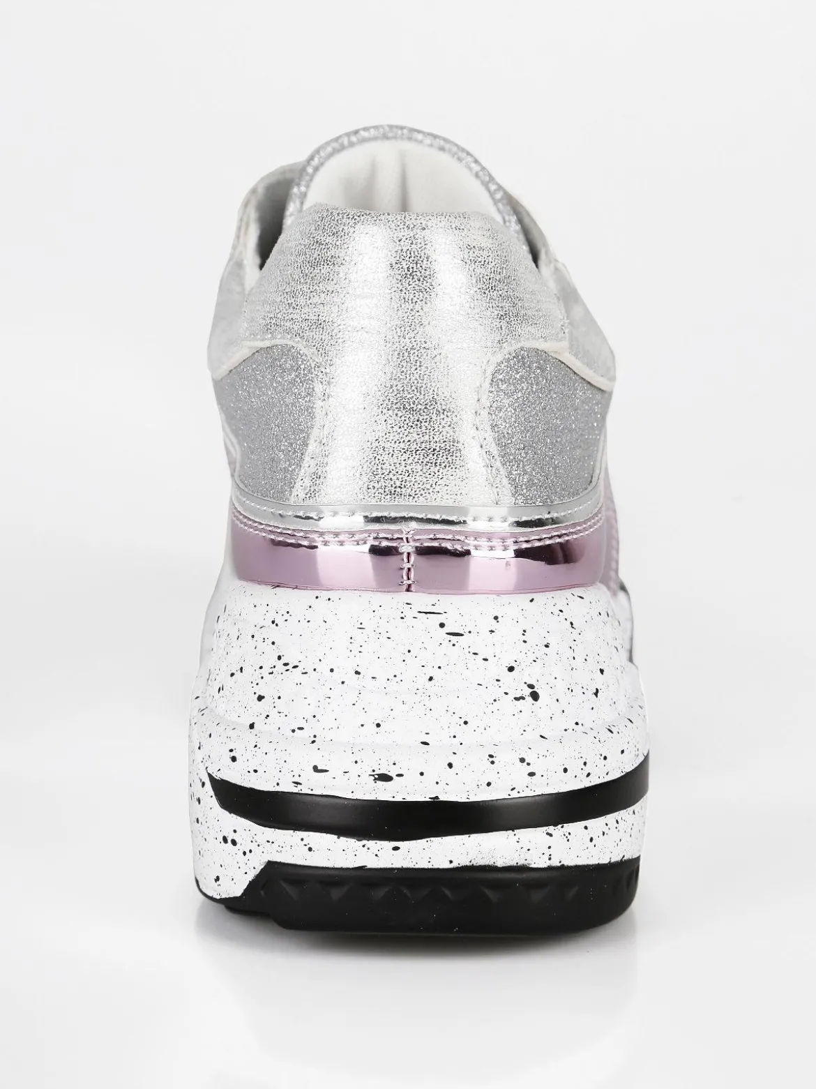 Gian Marco Venturi Sneakers glitter con zeppa