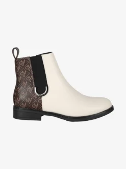 Gian Marco Venturi Stivaletti donna con monogramma bicolore