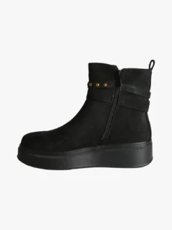 Gian Marco Venturi Stivaletti donna scamosciati con borchie e platform - nero