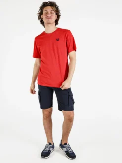 Gian Marco Venturi T-shirt girocollo da uomo in cotone