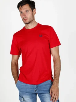 Gian Marco Venturi T-shirt girocollo da uomo in cotone