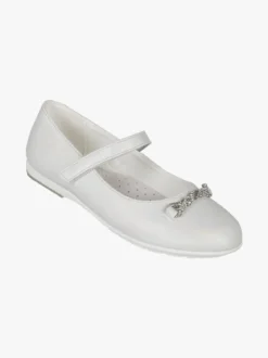 Giardino D'Oro Ballerine cerimonia da bambina con cinturino e strass