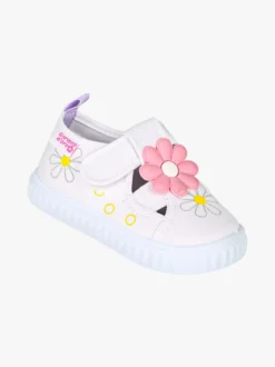 Giardino D'Oro Sandali chiusi da bambina con cinturino a strappo - bianco
