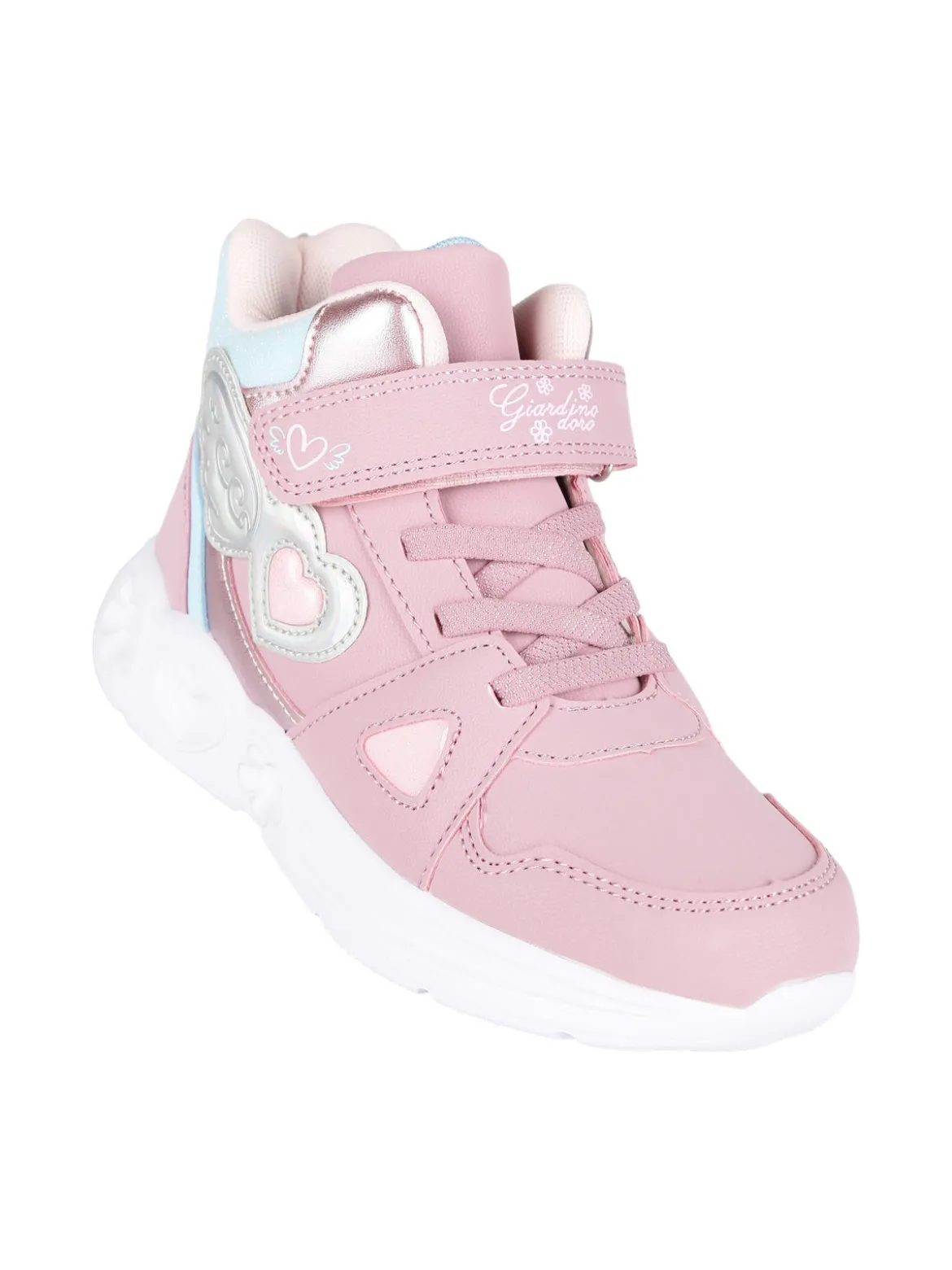 Giardino D'Oro Sneakers alte da bambina con strappo