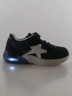 Giardino D'Oro Sneakers blu con luci bimbo