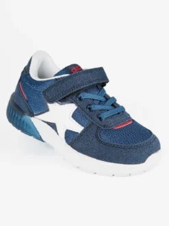 Giardino D'Oro Sneakers blu con luci bimbo