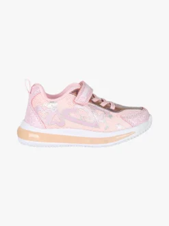 Giardino D'Oro Sneakers da bambina con luci e cinturino a strappo - rosa