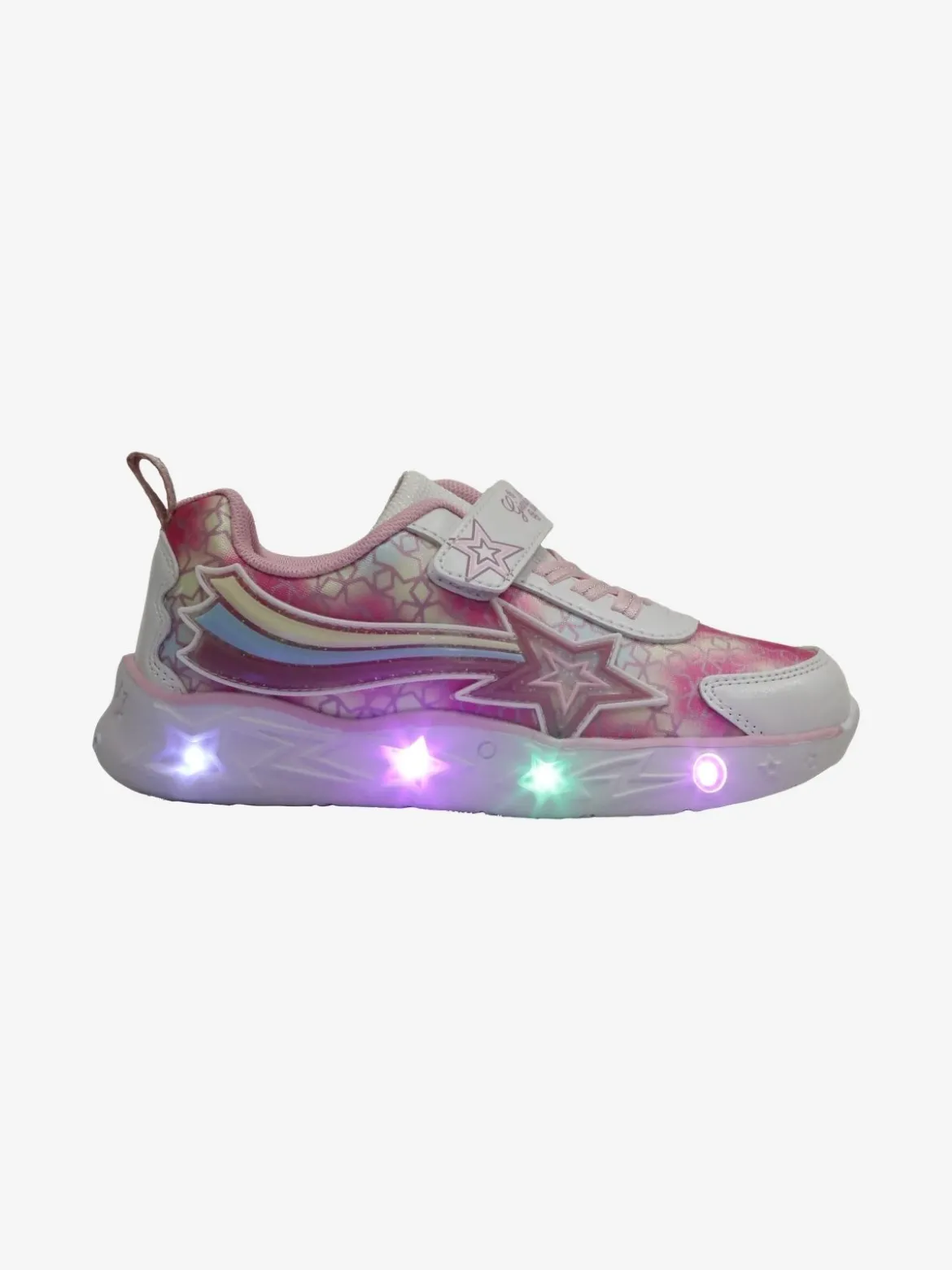 Giardino D'Oro Sneakers da bambina con strappo e luci