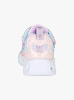 Giardino D'Oro Sneakers da bambina con strappo e luci - rosa