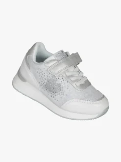 Giardino D'Oro Sneakers da bambina con zeppa e strass