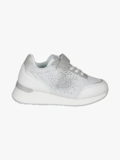 Giardino D'Oro Sneakers da bambina con zeppa e strass