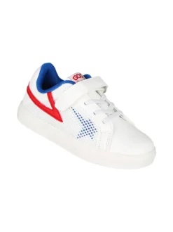 Giardino D'Oro Sneakers da bambino basse con cinturino a strappo - bianco