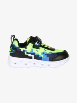 Giardino D'Oro Sneakers da bambino con cinturino a strappo e luci - nero