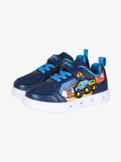 Giardino D'Oro Sneakers da bambino con luci e cinturino a strappo - blu